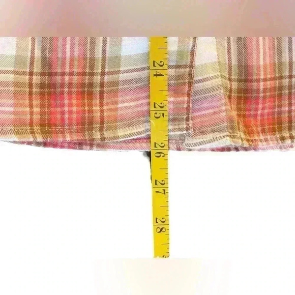 Set of 2 Old Navy Women’s 100% Cotton Plaid Flannel Long Sleeve Shirts Small‎ - Picture 8 of 16